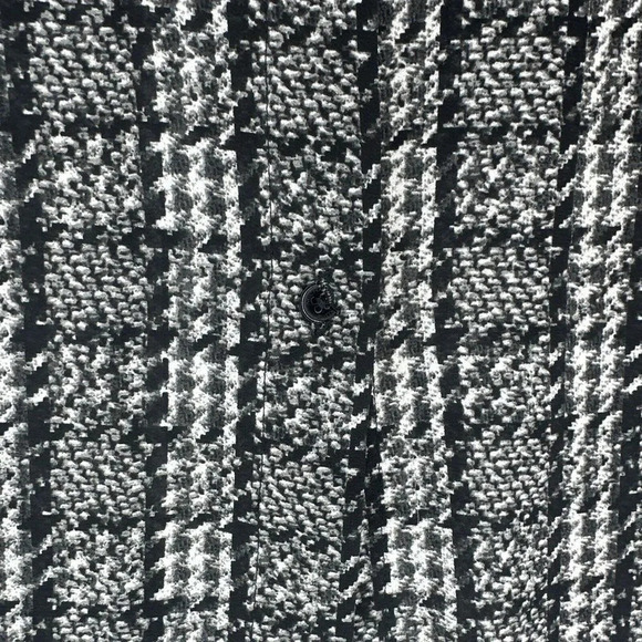 Michael Michael Kors Button Up Top Studded Snake Semi Sheer Blouse Plus Size 3X - Picture 3 of 8